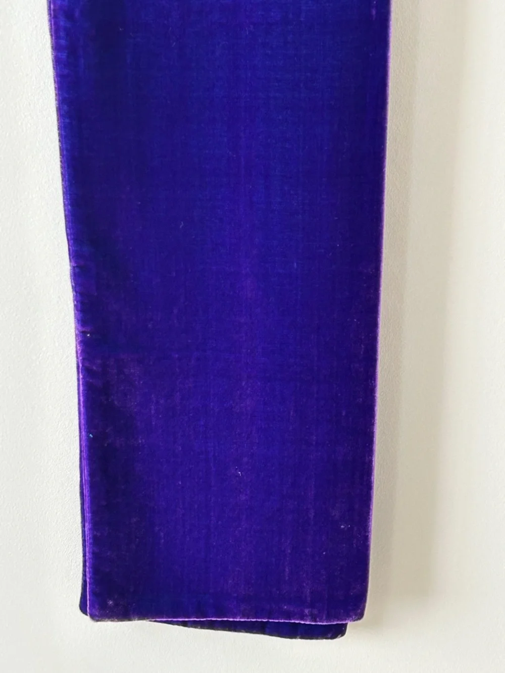 Purple Velvet Scarf